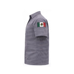 Camisa M/C Pemex Gab.100% Alg Gris