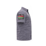 Camisa M/C Pemex Gab.100% Alg Gris