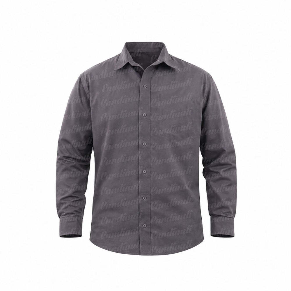 Camisa M/L Gab.100% Alg Gris Unisex