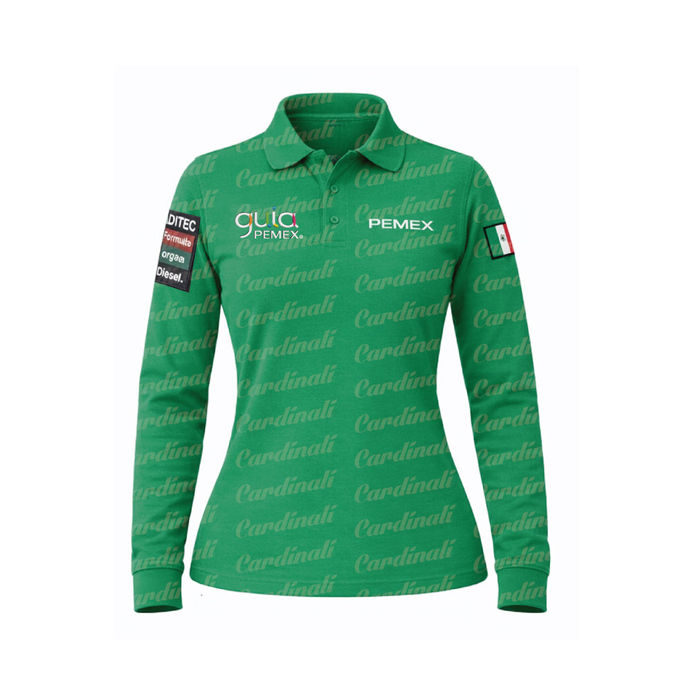 Playera Polo ML Pemex 600-DL Verde