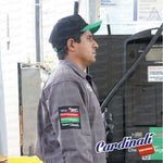 Camisa M/L Pemex Gab.100% Alg Gris -