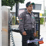 Camisa M/L Pemex Gab.100% Alg Gris -