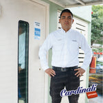 Camisa M/L Pemex Super Pop Bco.