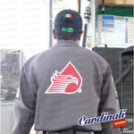 Camisa M/L Pemex Gab.100% Alg Gris -