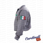 Camisa M/L Pemex Gab.100% Alg Gris -