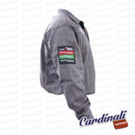 Camisa M/L Pemex Gab.100% Alg Gris -