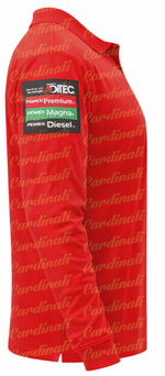Playera Polo ML Pemex 600-C Roja