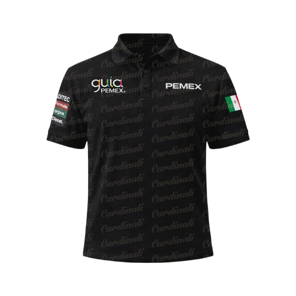 Playera Polo MC Pemex 600-C Negro