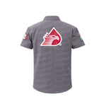Camisa M/C Pemex Gab.100% Alg Gris