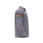 Camisa M/L Pemex Gab.100% Alg Gris