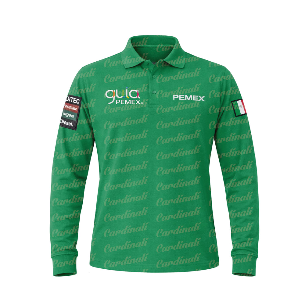 Playera Polo ML Pemex 600-CL Verde